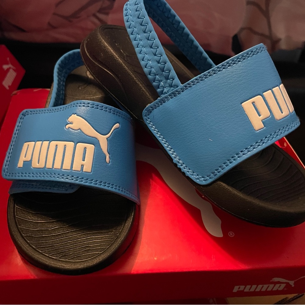 Puma Popcat 20 Backstrap Toddler Slides